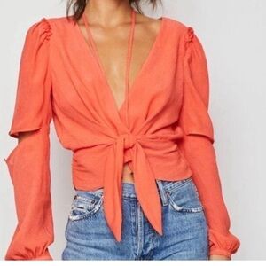 Bailey 44 Wrap Top. Size L. NWT